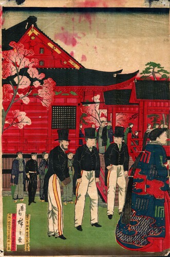 Estampe japonaise originale - originale, de