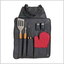 SET ATTREZZI UTENSILI BARBECUE