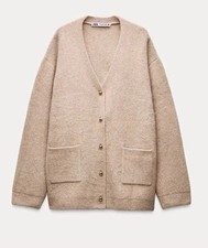 Cardigan Zara in maglia con