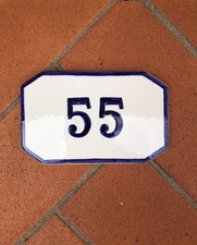 Targa numero civico 55 in