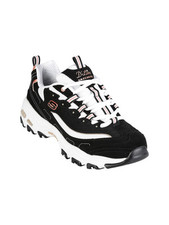 Skechers D'LITES-DEVOTED FAN Sneakers donna in pelle