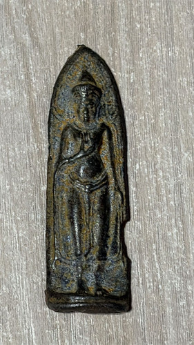 Antico amuleto thai bronzo - antico, in