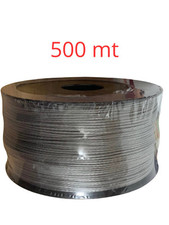 FILO Alluminio Zincato PER RECINTO ELETTRICO RECINZIONE CINGHIALI LUPI 500m