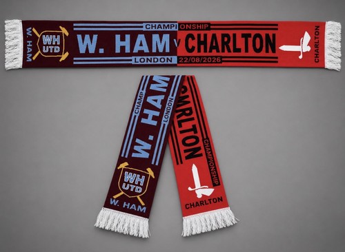 Sciarpa west ham charlton - west, vs