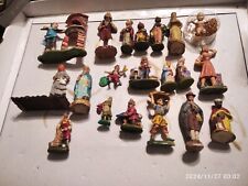 LOTTO STATUINE DEL PRESEPE-PLASTICA/PASTA -MADE IN ITALY ANNI'40/50/60/70-