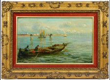 Dipinto olio su tavola cm 27 x