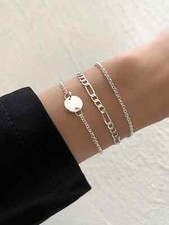 3 pezzi Bracciale catenina