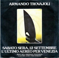 ARMANDO TROVAJOLI "SABATO SERA,12 SETTEMBRE" SIGLA TV ITALY'77 vinyl rec