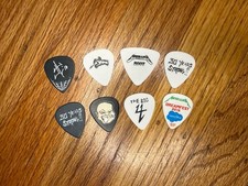 Metallica Guitar Pick Lot Tour