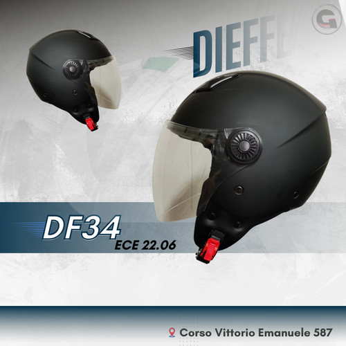 Casco jet dieffe df34 - jet,