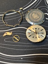 vecchio movimento RICOH AUTOMATIC 21 jewels con coperchio datario vintage da