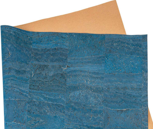 Tessuto sughero blu - , |