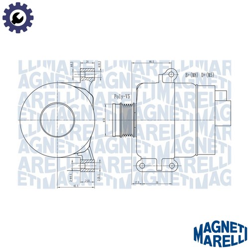 Alternatore 063731969010 per - alternatore,