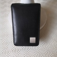 Canon Fotocamera Borsa 2x6x9cm nero vera pelle per IXUS