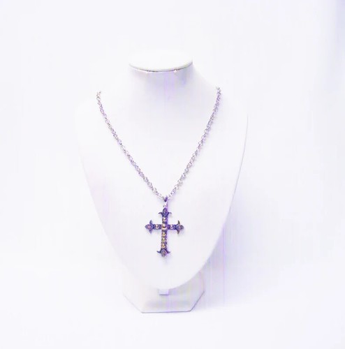 Antica croce placcata argento