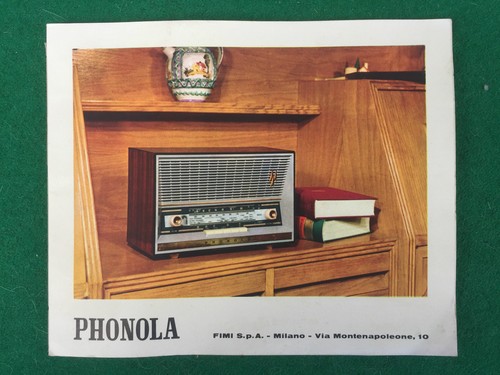 Catalogo phonola radio - radio, tv