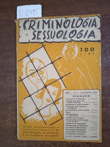 Criminologia sessuologia - e,
