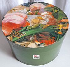 Scatola  in Cartone lucido con coperchio a tema   "FLOREALE "  (USATA )