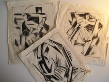 FUTURISMO CUBISMO  TRITTICO 3