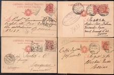 4 INTERI POSTALI REGNO VIAG