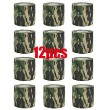 Nastro Mimetico Autoadesivo Impermeabile Armi Occhiali 2,5 cm X 4,8 m 12 pz