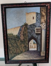 Antico Dipinto Quadro Olio