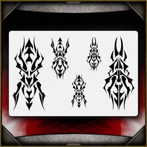 Tribal aerografo stencil - tribal,