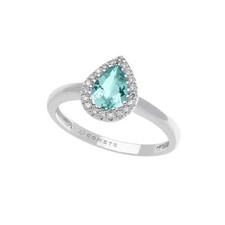 Anello Acquamarina Comete