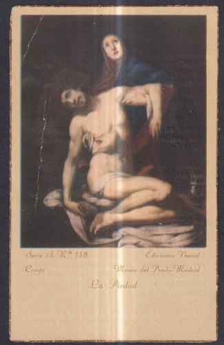 Santino antico madonna - santino,