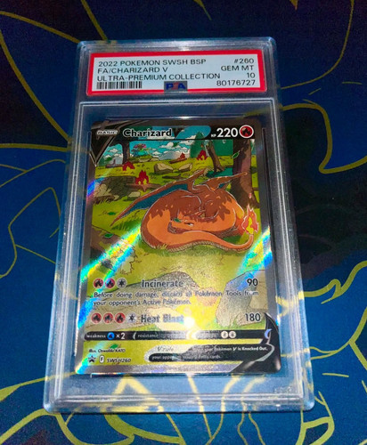 Carta pokémon charizard - carta, v