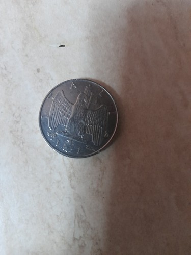 Moneta lira del 1940 con - moneta, da