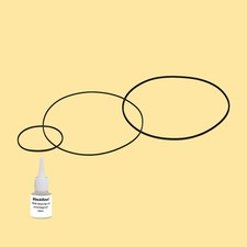 Cinghia Olio = Kit 5 per Grundig RR 350 a Boombox