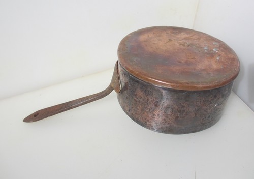 Antique copper sauce pan - copper,