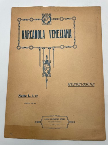 Vecchio spartito musicale - vecchio,