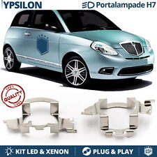 Coppia ADATTATORI KIT LED H7 per Lancia Ypsilon 03-13 Supporto Portalampada Fari