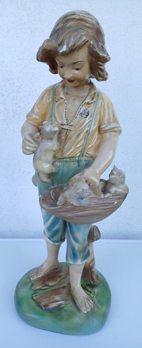 Antica statua scultura gres - antica, in
