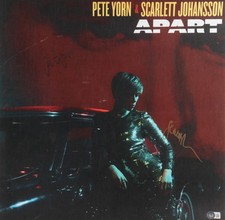 Scarlett Johansson & Pete Yorn autografata 18x18 litografia a parte Beckett certificato di autenticità