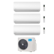 CONDIZIONATORE MIDEA TRIAL SPLIT XTREME PRO 9000+9000+12000 BTU WIFI INVERTER M3