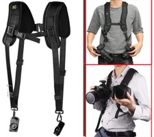 CINGHIA TRACOLLA SPALLA DOPPIA ADATTO A NIKON D850 D810 D800 D700 D610 D600 D500