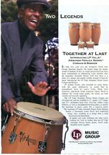 1999 Stampa Pubblicità di Percussioni Latine LP Valje Armando Peraza Serie Congas & Bongos