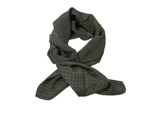 Foulard uomo seta stampata - foulard,