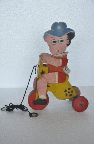 Vintage legno dipinto a - in,