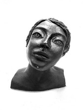 Busto Di Bjeune Fille IN Gesso