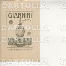 B8618 LISTA MENU 1965 PISTOIA CITTA VINO WINE ADOLFO GIANNINI PUBBLICITA