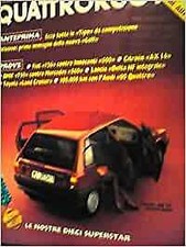 Quattroruote n. 387 gen 1988 Citroen AX 14 Toyota Land Cruiser BMW 750 Domus 