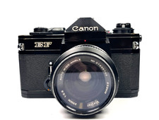 Canon EF SLR fotocamera con obiettivo Vivitar 28mm f/2.8 - esposimetro difettoso