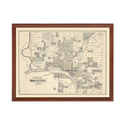 Vecchia mappa della città - , di