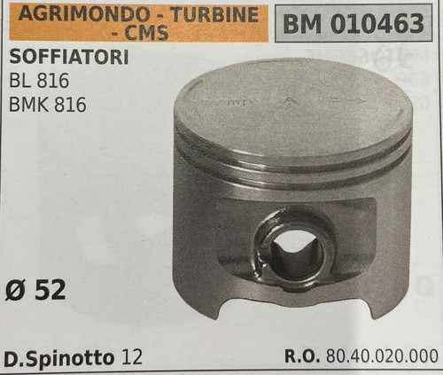 Pistone completo agrimondo - pistone,