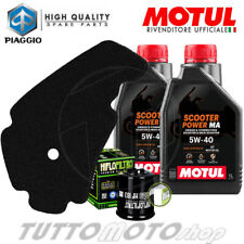 Tagliando PIAGGIO Beverly 125 ie RST 2010-2015 / Kit Olio Motul Scooter Filtri