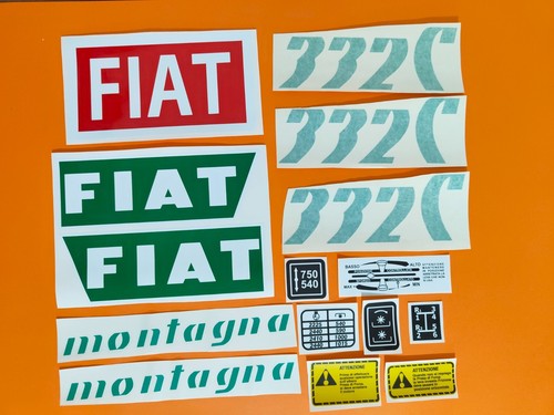 Adesivi decalcomanie fiat 332 - fiat,